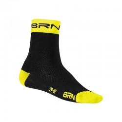 BRN SOCKS BLACK/FLUO YELLOW BRN SOCKS BLACK/FLUO YELLOW