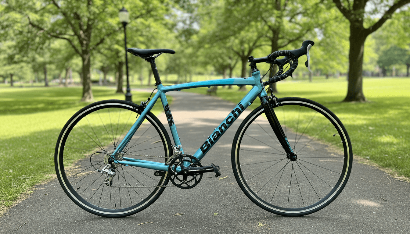 Custom βαφή σε Bianchi Via Nerone 7 από Athens Custom Bicycles