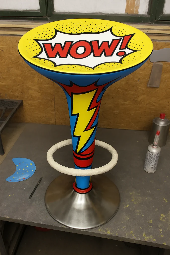 custom-painted-bar-stool-Αθήνα