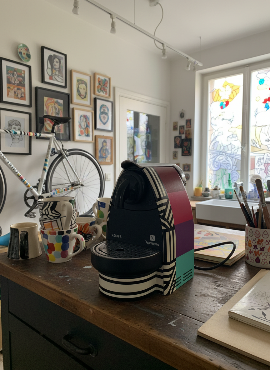 nespresso-custom-painted-coffee-machine Athens