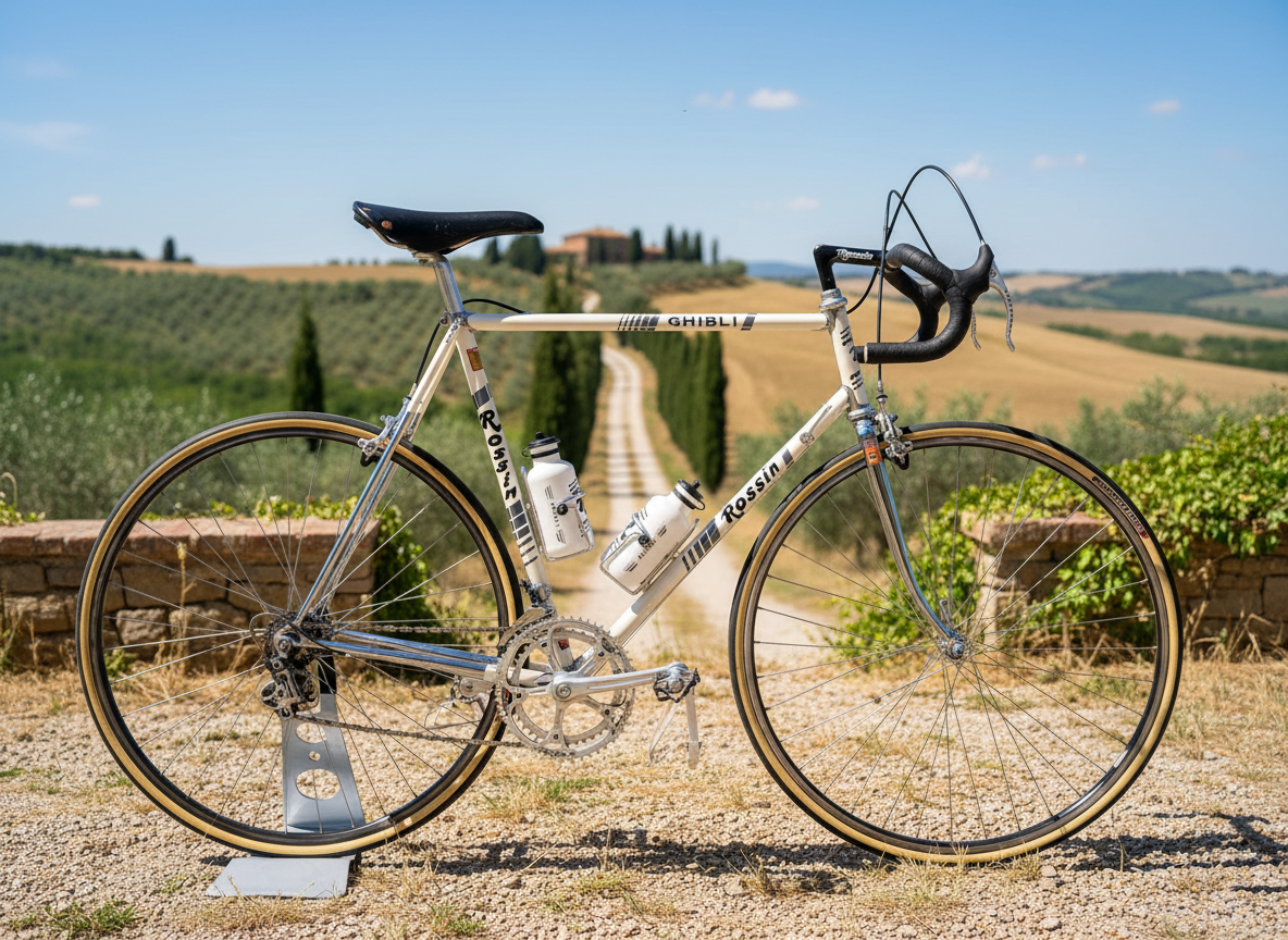 Rossin Ghibli restoration by Athens Custom Bikes