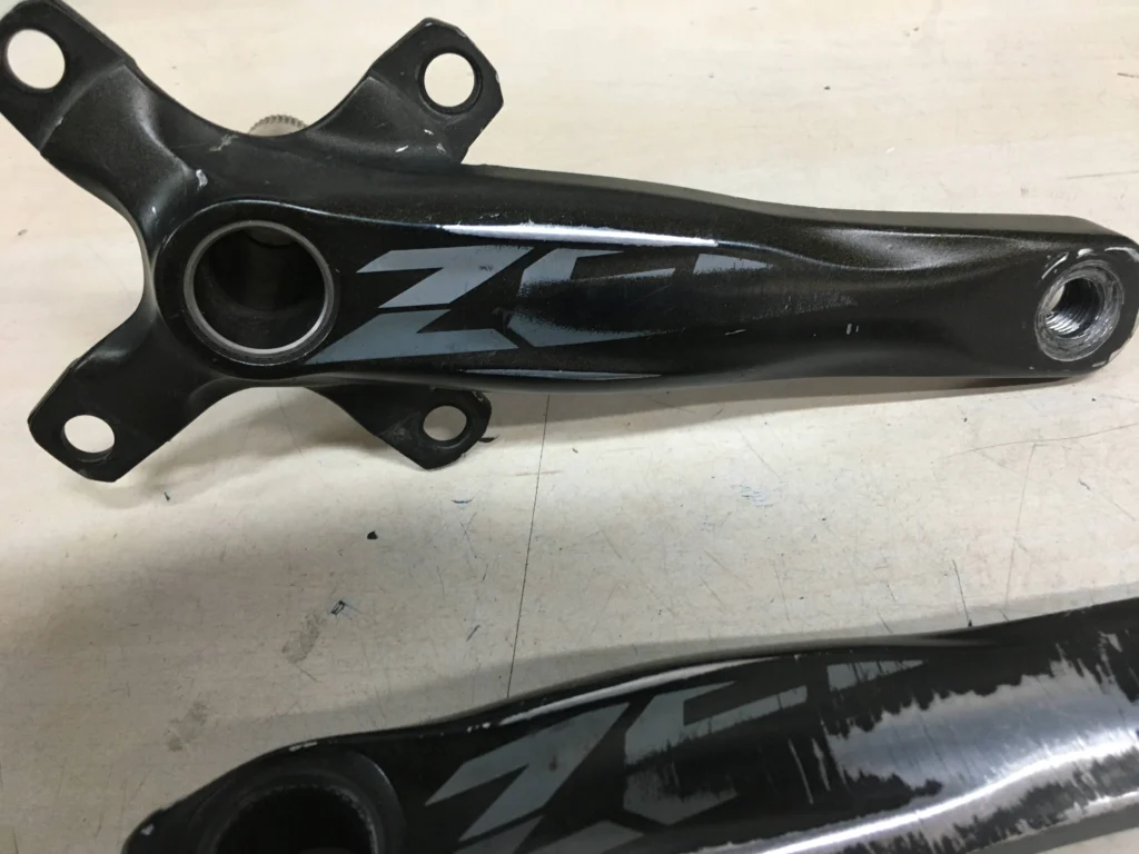shimano zee crankset before paint